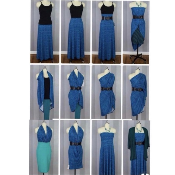 EUC LulaRoe Cotten blend knit maxi skirt - Picture 6 of 6